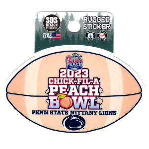rugged sticker 2023 Chick-fil-A Peach Bowl Penn State Nittany Lions